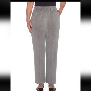 Alfred Dunner Classic Corduroy Pull On Pants Size 8